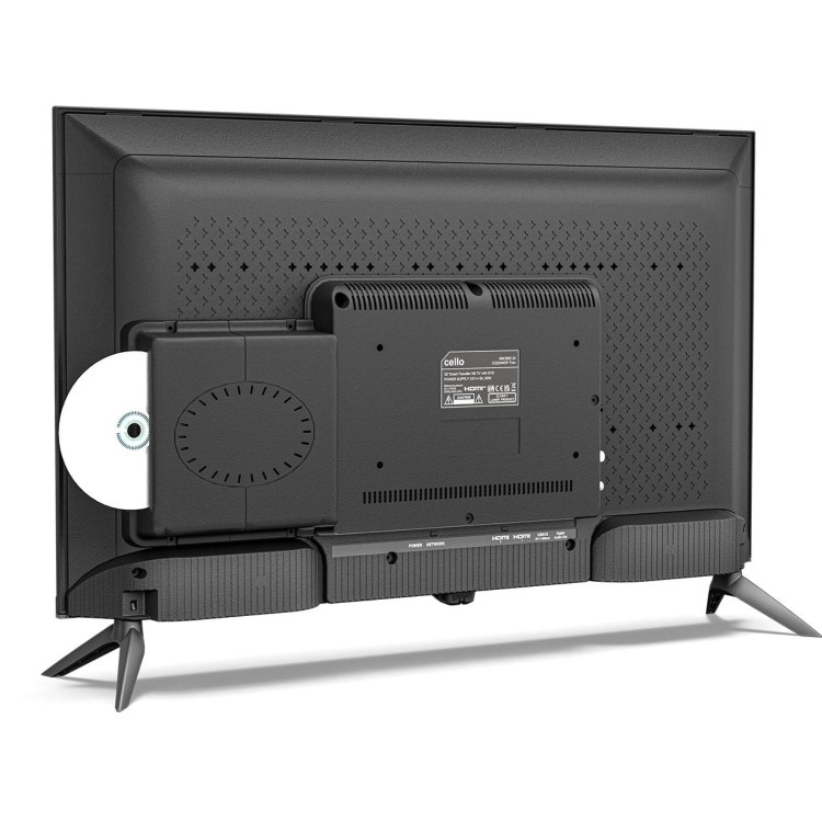 Cello 32 inch 12 Volt  DVD Traveller Smart Frameless TV Ultrafast WebOS