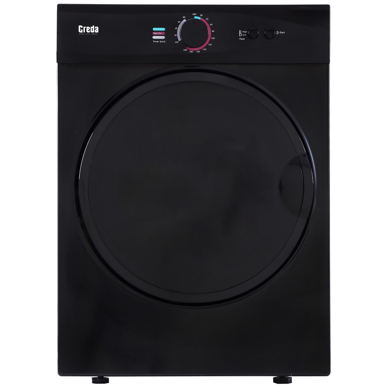 Creda 3kg Vented Tumble Dryer - Black