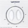 White Knight C43AW 6kg Integrated Vented Tumble Dryer