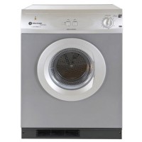 White Knight C44A7S 7kg Vented Tumble Dryer Silver