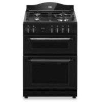Refurbished Creda C60DFMRBL 60cm Double Oven Dual Fuel Mini Range Cooker Black Refurbished Creda C60DFMRBL 60cm Double Oven Dual Fuel Mini Range Cooker Black