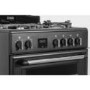 Refurbished Creda C60DFMRBL 60cm Double Oven Dual Fuel Mini Range Cooker Black