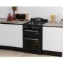Refurbished Creda C60DFMRBL 60cm Double Oven Dual Fuel Mini Range Cooker Black