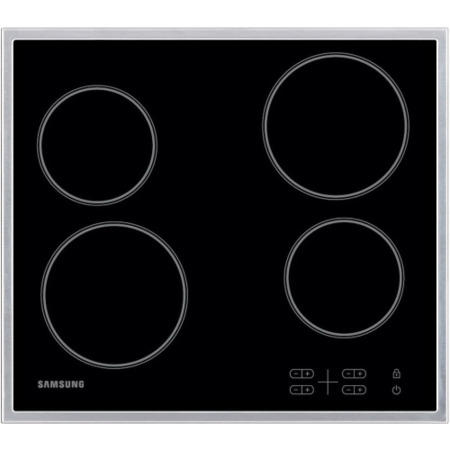 Refurbished Samsung C61R1AAMST 58cm 4 Zone Ceramic Hob With Stainless Steel Frame