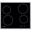 Samsung 58cm Wide 4 Zone Ceramic Hob with Stainless Steel Frame
