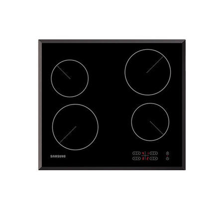 Refurbished Samsung C61R1AAMST 58cm 4 Zone Ceramic Hob With Stainless Steel Frame
