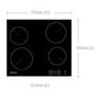 Samsung 58cm 4 Zone Ceramic Hob