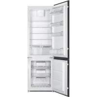 Smeg UKC7280NEP1 C7280NEP 54cm Wide Frost Free 60-40 Integrated Upright In-Column Fridge Freezer - White