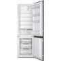 Smeg UKC7280NEP1 C7280NEP 54cm Wide Frost Free 60-40 Integrated Upright In-Column Fridge Freezer - White