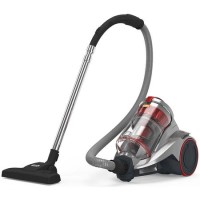 Vax C85ZHTE Dynamo Power Total Home Cylinder Vacuum Cleaner - Silver And Red