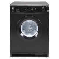 White Knight C86A7B 7kg Freestanding Vented Tumble Dryer - Black