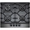Caple 59cm 4 Burner Gas Hob - Gunmetal Grey