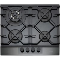 Caple 59cm 4 Burner Gas Hob - Gunmetal Grey