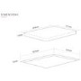 Refurbished Caple C889G 90cm 5 Burner Gas Hob Gunmetal Grey