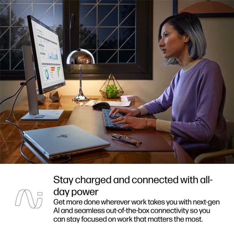 HP EliteBook 6 G1q Next Gen AI Qualcomm Snapdragon 32GB RAM 512GB SSD 14 Inch Windows 11 Pro Laptop