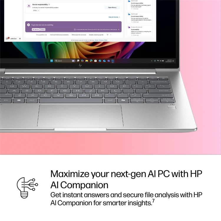 HP EliteBook 6 G1q Next Gen AI Qualcomm Snapdragon X 16GB RAM 512GB SSD 14 Inch Windows 11 Pro Copilot+ Laptop