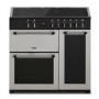 Creda 90cm Triple Cavity Electric Range Cooker - Silver