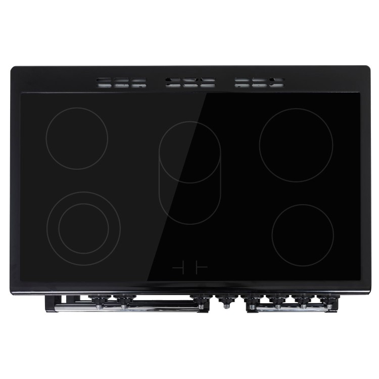 Creda 90cm Triple Cavity Electric Range Cooker - Black