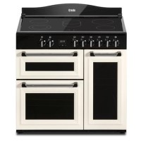 Creda 90cm Triple Cavity Electric Range Cooker - Cream