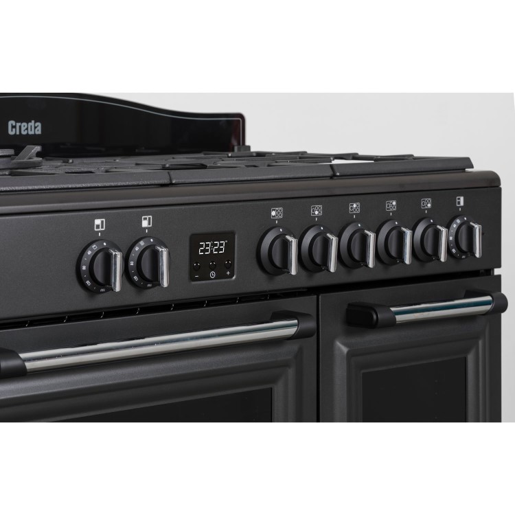 Creda 90cm Triple Cavity Dual Fuel Range Cooker - Anthracite