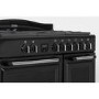 Creda 90cm Triple Cavity Dual Fuel Range Cooker - Black