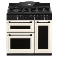 Creda 90cm Triple Cavity Dual Fuel Range Cooker - Cream