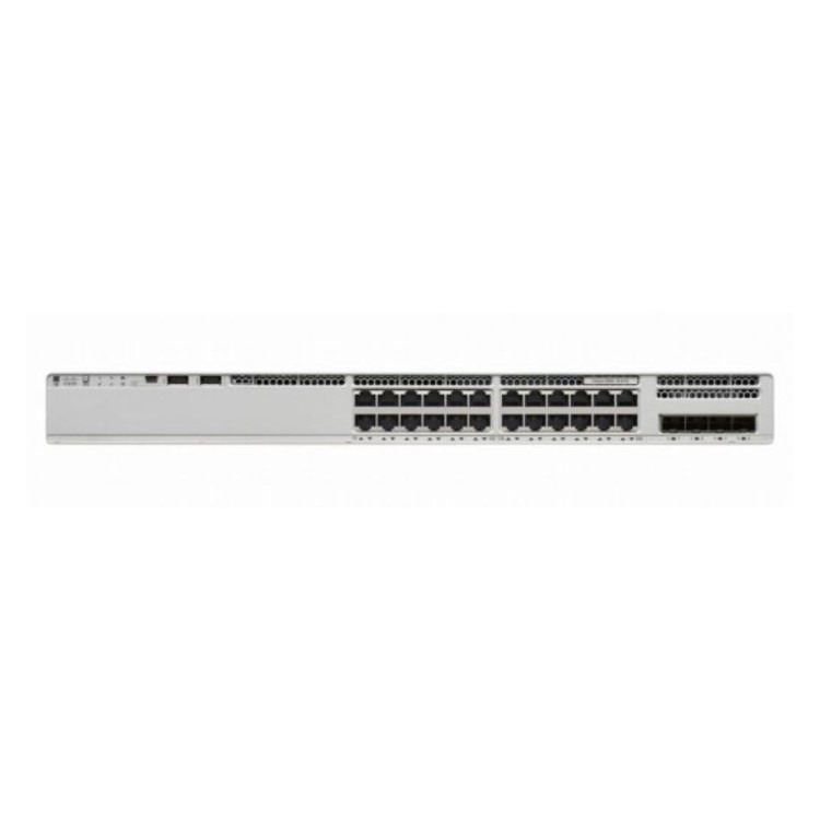Cisco Catalyst 9200L - Network Essentials - switch - L3 - 24 x 10/100/1000 + 4 x Gigabit SFP (uplink) - rack-mountable