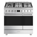 A2/C92GMX2 Refurbished Smeg C92GMX2 90cm Dual Fuel Range Cooker Stainless Steel