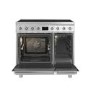 Smeg Symphony 90cm Electric Induction Range Cooker - Stainless Steel