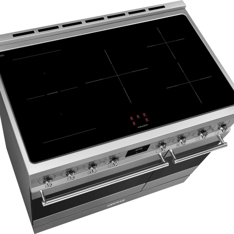 Smeg Symphony 90cm Electric Induction Range Cooker - Stainless Steel