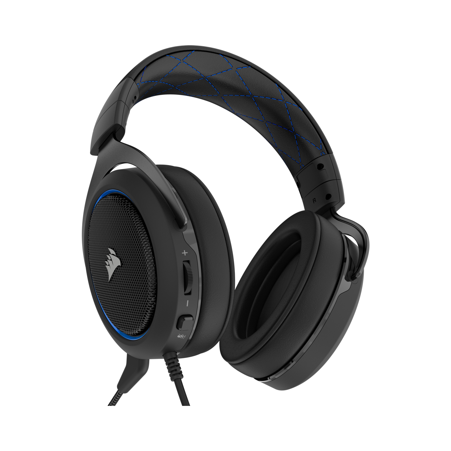 Corsair HS50 Stereo Blue Gaming Headset BuyItDirect.ie