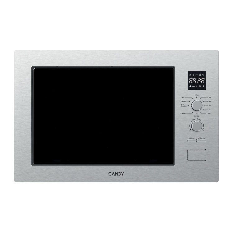 Candy Built-In 800W Microwave with Grill - Stainless Steel