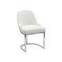 Large Rectangular Beige Marble Effect Extendable Dining Table Set with 6 Boucle Chairs - Seats 6 - Geneva