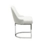 Large Rectangular Beige Marble Effect Extendable Dining Table Set with 6 Boucle Chairs - Seats 6 - Geneva