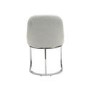 Large Rectangular Beige Marble Effect Extendable Dining Table Set with 6 Boucle Chairs - Seats 6 - Geneva
