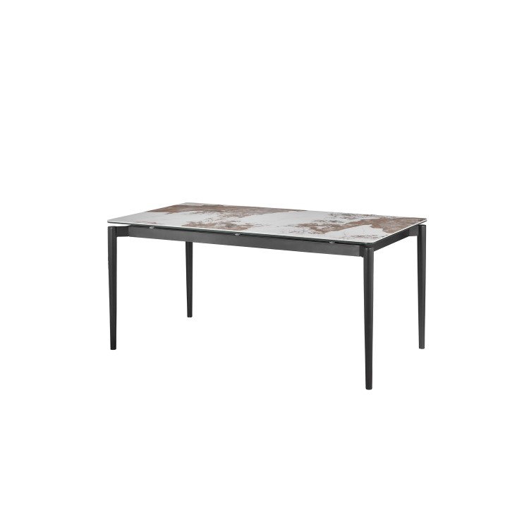 Large Marble Ceramic Extendable Dining Table - Seats 6 - 8 - Camilla