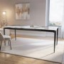 Large Marble Ceramic Extendable Dining Table - Seats 6 - 8 - Camilla