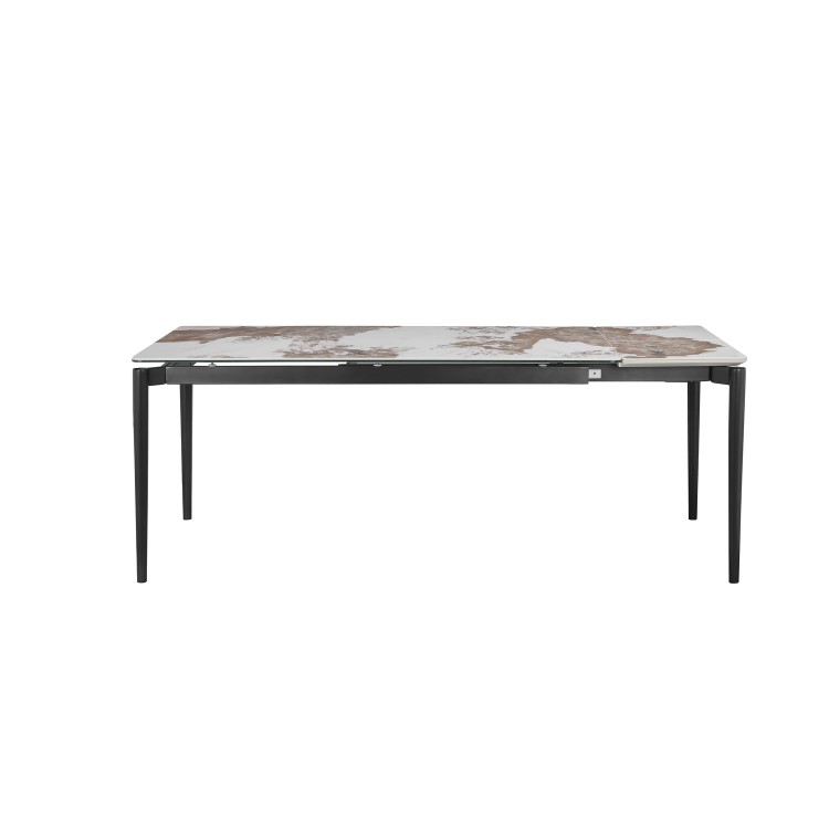 Large Marble Ceramic Extendable Dining Table - Seats 6 - 8 - Camilla