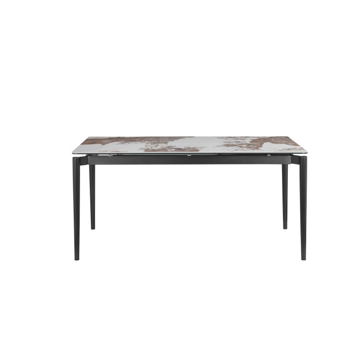 Large Marble Ceramic Extendable Dining Table - Seats 6 - 8 - Camilla