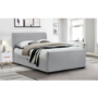 Julian Bowen Capri Fabric Bed with 2 Drawers in Light Grey - Double