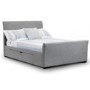 Julian Bowen Capri Fabric Bed with 2 Drawers in Light Grey - Double