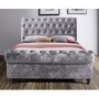 Birlea Castello Upholstered Steel Kingsize Bed 