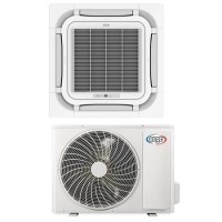 CASMS7 Argo 24000 BTU Ceiling Cassette Air Conditioner with Heat Pump Wired Controller and WiFi