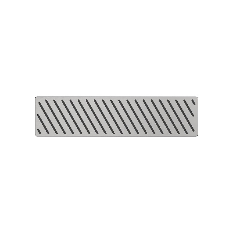 GRADE A1 - Linear 90mm Waste Pack with Stainless Polished Chrome Grill - Cascade