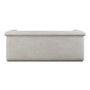 Cream Chenille 3 Seater Sofa - Caleb