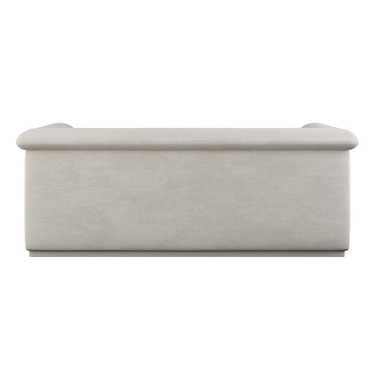 Cream Chenille 3 Seater Sofa - Caleb