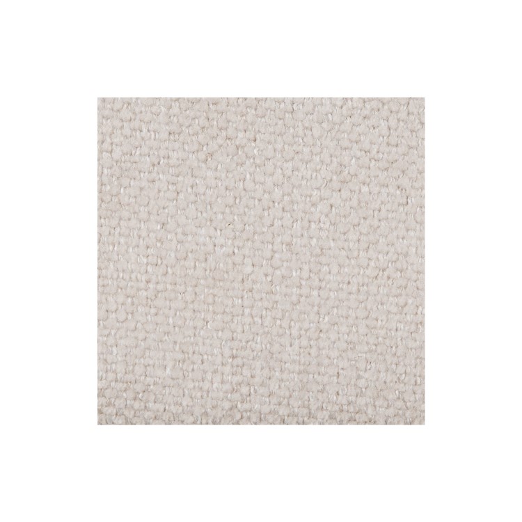 Cream Chenille Armchair - Caleb 