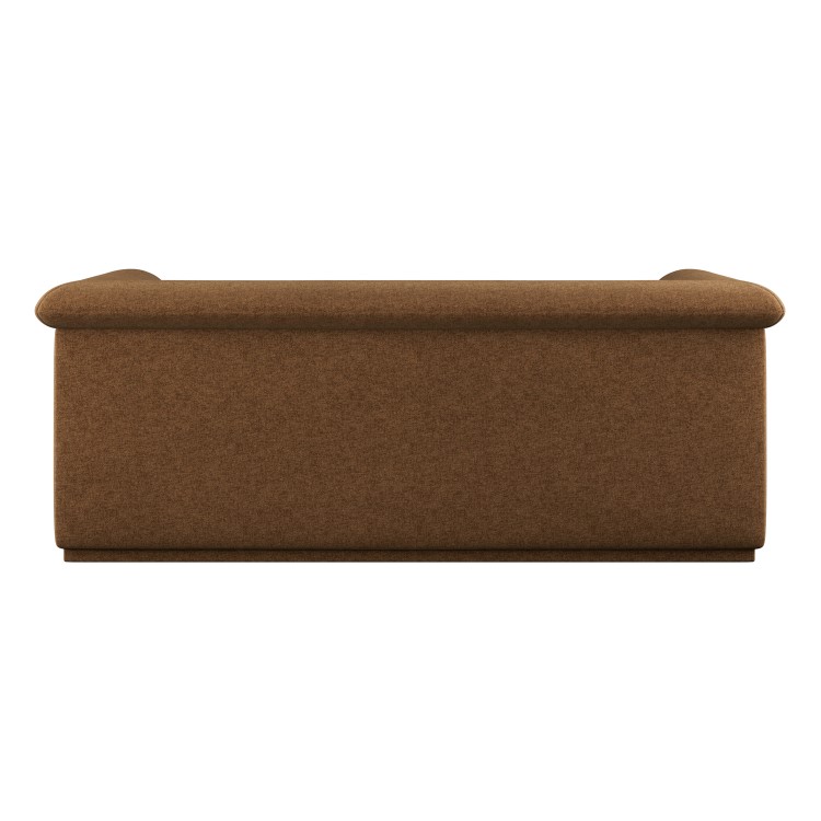 Brown Chenille 3 Seater Sofa - Caleb 