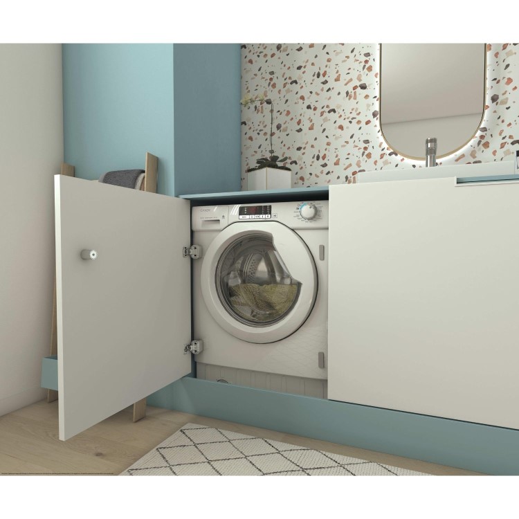 Candy Smart 9kg Wash 5kg Dry 1400rpm Integrated Washer Dryer - White
