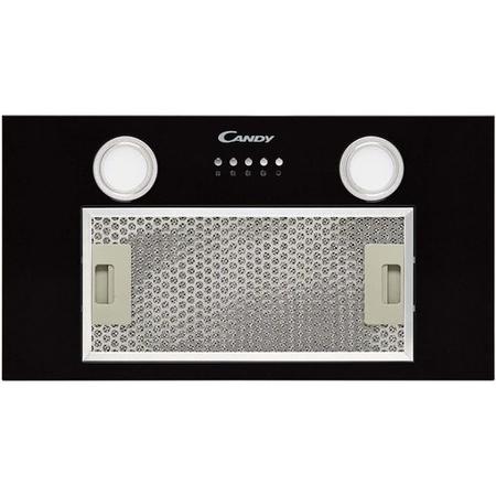 Refurbished Candy CBG625/1N 52cm Canopy Cooker Hood Black